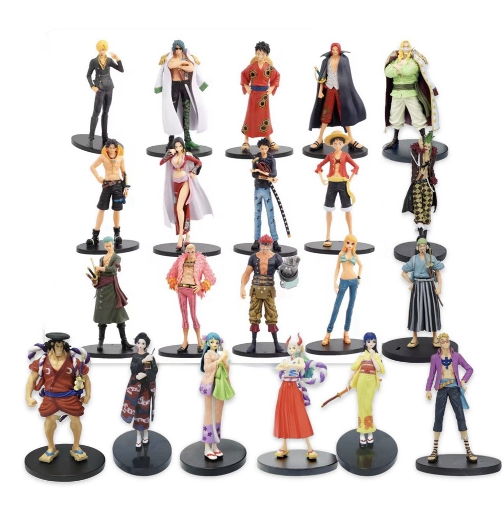 One Piece Action Figure Lot of 21 Pcs Action Figure