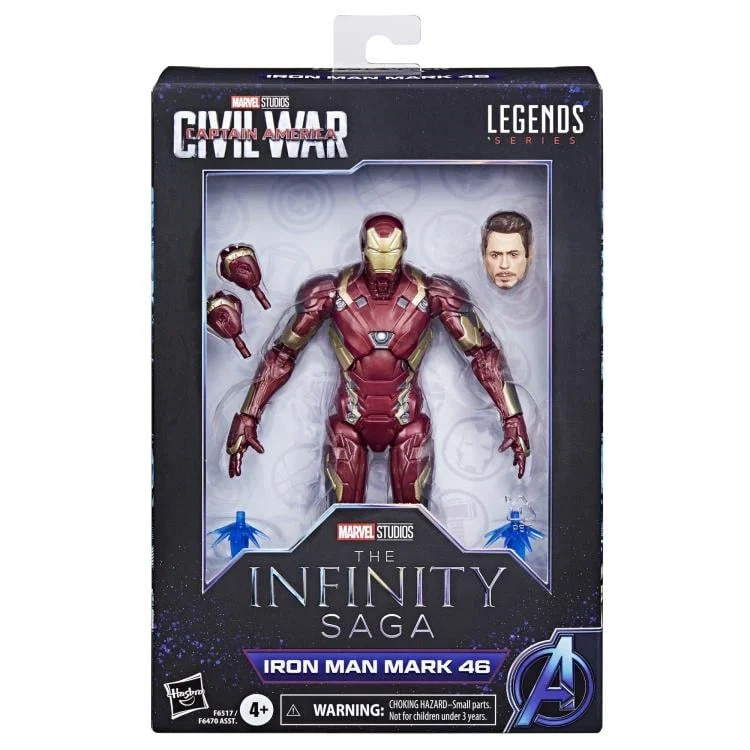 Marvel Legends Infinity Saga Iron Man Mark 46 (Civil War)