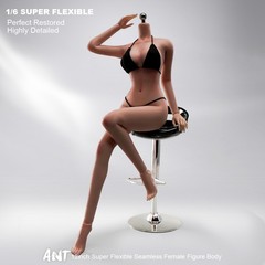 ANT T302 1/6 Female Makeup Seamless Body Copper Suntan Large Bust For 12″ Figure