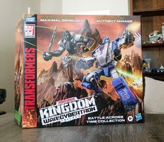 Transformers: War For Cybertron Kingdom Maximal Grimlock & Mirage WFC-K40 SEALED