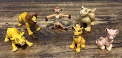 Lot Of 6 Vintage, Disney THE LION KING Toys/Figures