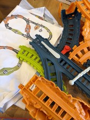 Thomas & Friends TALKING Cranky Delivery MOTORIZED Train Set See Description