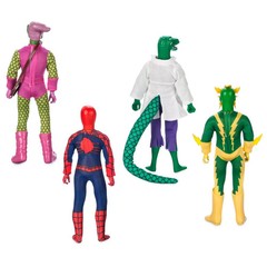 MEGO Marvel 4 Pack Disney Exclusive 2024 Spider-Man Green Goblin Lizard Electro