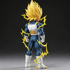 Dragon Ball Super Saiyan 3 Vegeta Desktop Ornamen Anime Figure Statue PVC Action