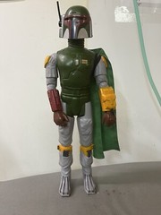 Custom 1979 KENNER STAR WARS 12″ BOBA FETT Green CAPE ACCESSORY (Cape Only)