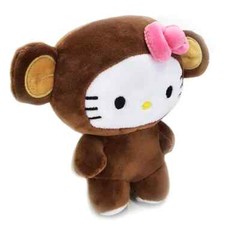 Hello Kitty Plush Disguised in Monkey Costume 6 inch NWT Sanrio