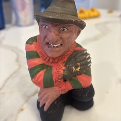 Freddy Krueger LJN Nightmare on Elm Street Hard Rubber Horror Figure 1989