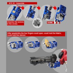 3D DIY Filler Filling Parts Upgrade Kit For Legacy Evolution Armada OP Prime