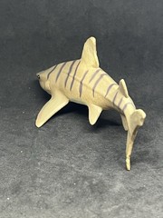 TIGER SHARK made in CHINA – 6.5″ long – Plastic Figurine A4