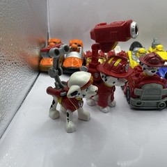 Huge Lot 35+ Paw Patrol Toy Figures Vehicles Accessories Metal Plastic Rubber