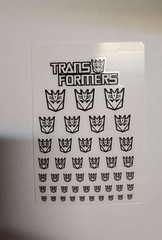 Transformer Stickers for Autobot and Decepticon