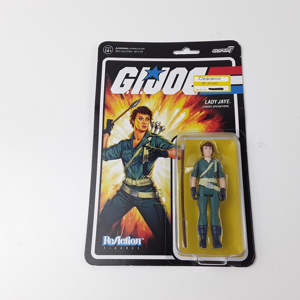 Super7 G.I. Joe Lady Jaye Covert Operations Re Action Figure Unisex Age 14+