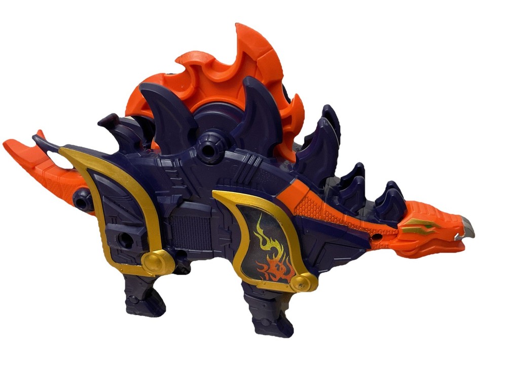 Power Rangers Super Ninja Steel Stegosarus Zord Bandai Rev Up Spinning Blade