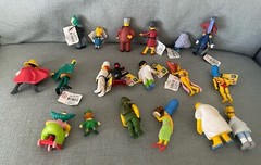 58x Simpsons Figures Set Bundle Season 1 2 3 4 5 6 20 years Simpson RARE Tags