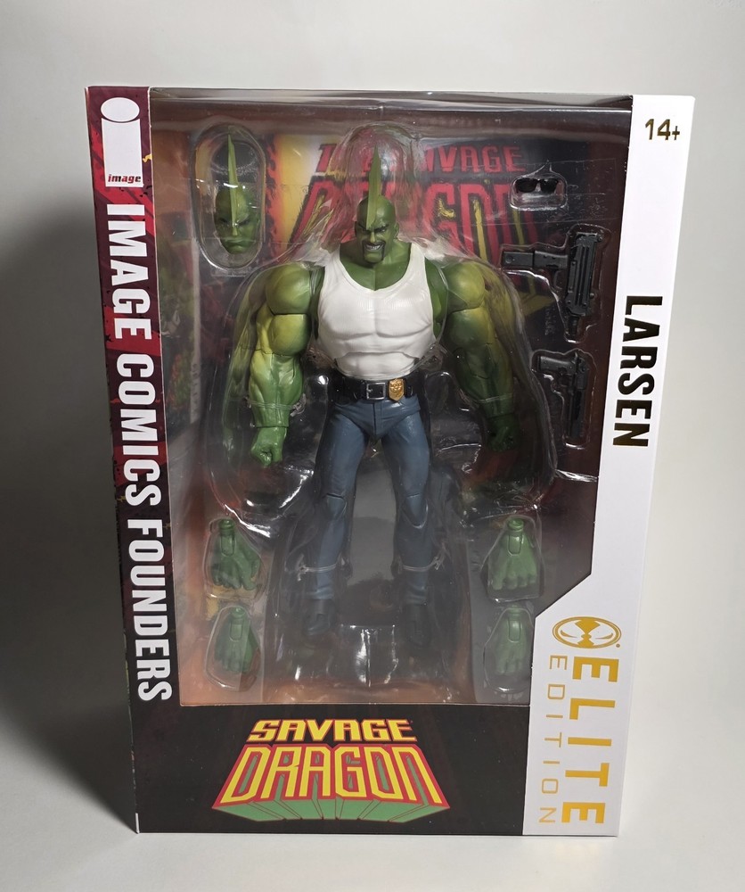 McFarlane Elite Edition Savage Dragon Image Comics Founders In Hand