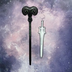 Masters Of The Universe*He-Man* Theater Exclusive*Sword/Staff Drink Stirrer Set!