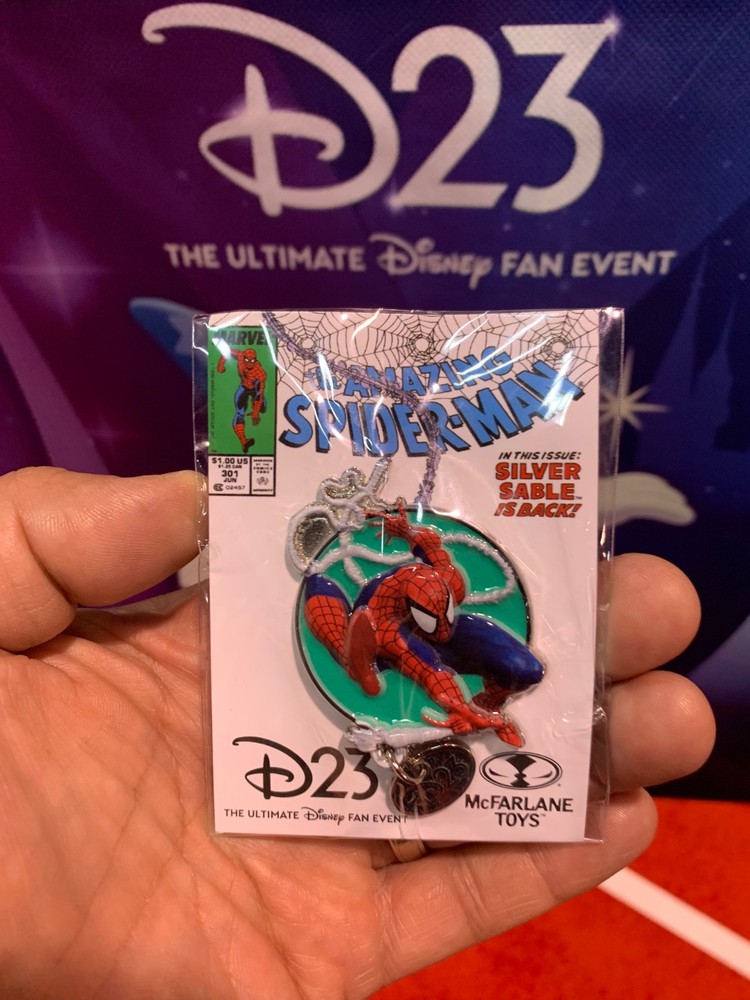 IN HAND D23 2026 McFarlane Toys Ultimate Amazing Spider-man Pin