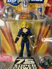 BLACK CANARY Dc Universe 75 Years of Super Power Sealed 3 3/4″ Figure & Button