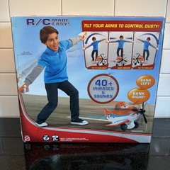 NEW Sealed! 2013 MATTEL Disney Planes “DUSTY CROPHOPPER” RC Wing Control Plane