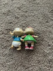 Lot Of 2 Vintage 1997 Rugrats Nickelodeon Applause Viacom Figure Toy Cake Topper