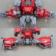3D DIY Axe Gun Weapon Filler Upgrade Kit For SSGE Ironhide Accessories