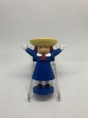 1988 MADELINE Birthday Express Figure Blue Dress – PVC 2.75″ – Y