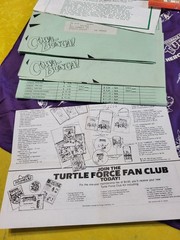 Teenage Mutant Ninja Turtles TMNT Membership Fan Club Kit 1988 Vintage Bandana