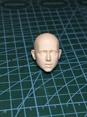 1:6 Painted Joi Ana de Armas Head Sculpt Carved Model & Rooted Hair