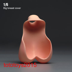 1/6 1:12 Female Big Bust Breast Cover Model For 12” 6” Action Figure Body Toy