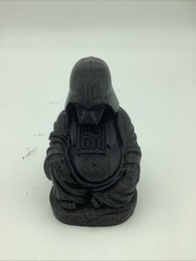 3D Printed 4″ Star Wars Darth Vader Inspired Buddha Figure Black PLA Plastic