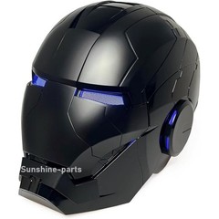 Autoking Iron Man Mk5 1:1 Helmet Wearable Voice-control Mask Cosplay Silver/Gold