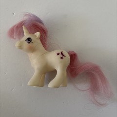 Vintage 1980s My Little Pony Unicorn Baby Moon Dancer MLP G1 Hasbro 1984