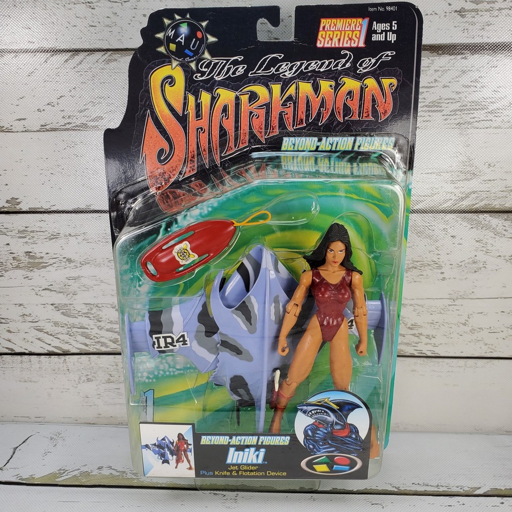 Everbright Toys Legend Of Sharkman Iniki 1997 6″ Vintage Adjustable Figure