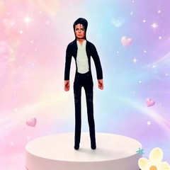 2026 New Style Michael Jackson Cosplay Plush Doll – Jointed Stuffed Figure