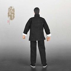 1/6 Chinese Kung Fu Robe Shirt Pants Training Clothing Fit 12” Action Figure
