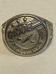 GI JOE 1982 REAL AMERICAN HERO RARE METAL/ADJUSTABLE RING VINTAGE ORIGINAL