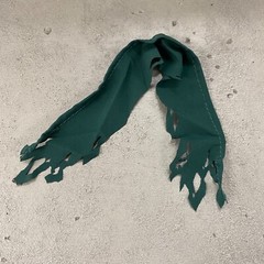 SU-SC-DGN: 1/12 Green Wired Fabric Scarf for 6″ Action Figure