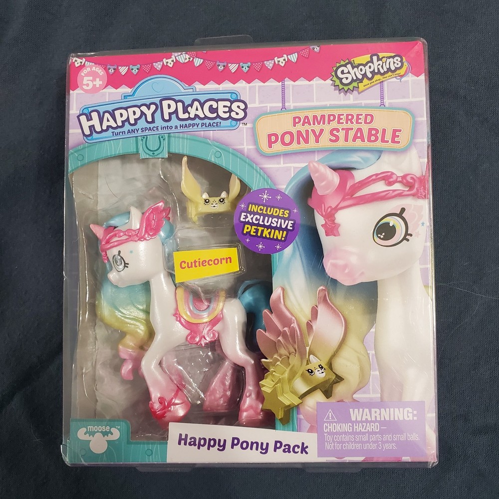 Shopkins CUTIECORN Unicorn Happy Places Pampered Pony New