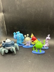 Disney Pixar Monsters Inc University Toy Figures Cake Toppers Lot of 6