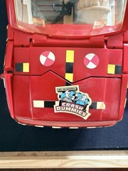 VINTAGE TYCO 1991 CRASH TEST DUMMIES RED CAR INCOMPLETE & 1 CRASH DUMMY