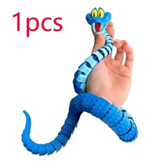 30cm Gary Snake: Disney Zootopia 2 Articulated Simulation Toy Snake, 3d Printed*