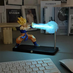 Dragon Ball Z Goku LED Figure Lamp Kamehameha Anime Collectible Display Toy ✅
