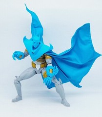 SU-MF-C-KA: Custom Blue Wired Cape for McFarlane Knightfall Azrael Batman