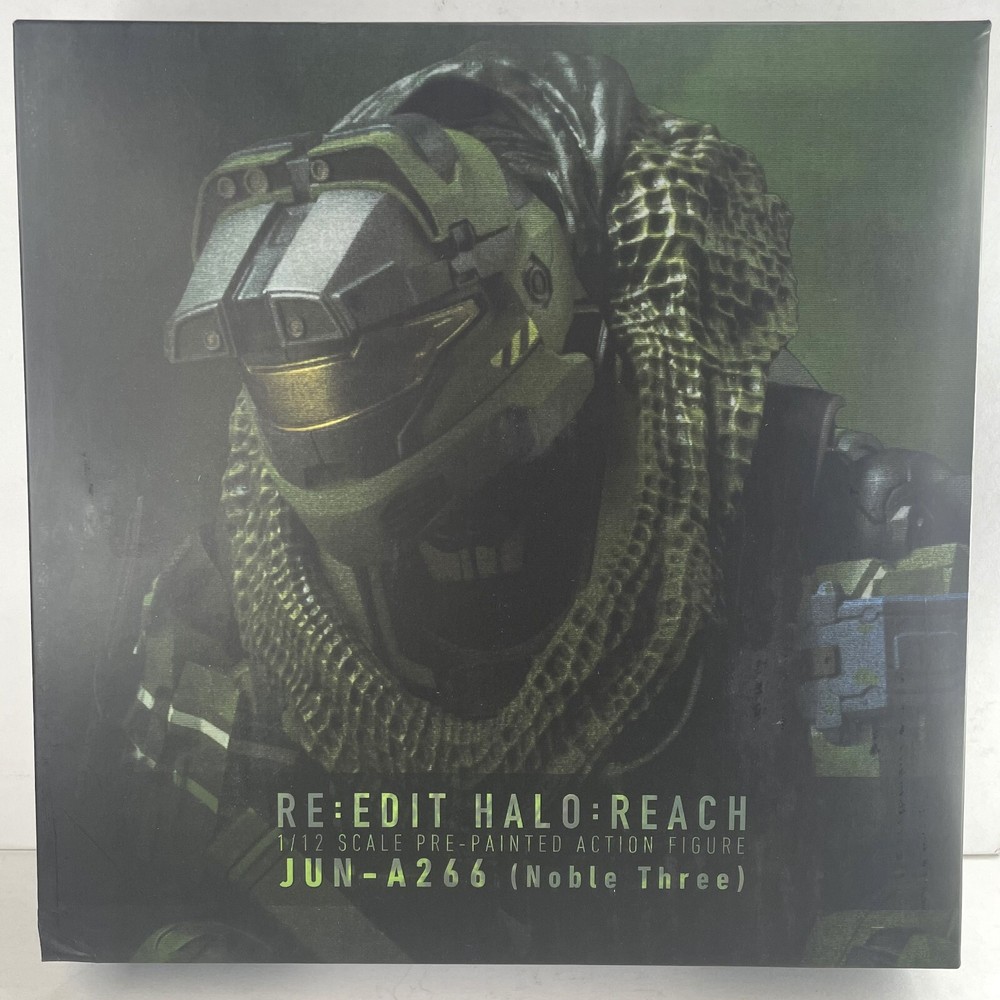 Re:Edit Halo: Reach Jun-A266 (Noble Three) 6″ Action Figure Toys w/Weapon Boxed
