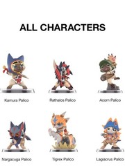 POP MART Monster Hunter Palico Series Figures Blind Box