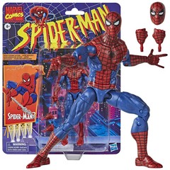 Hasbro Marvel Legends Spider-Man Retro Spiderman 6″ Action Figure Dented Package
