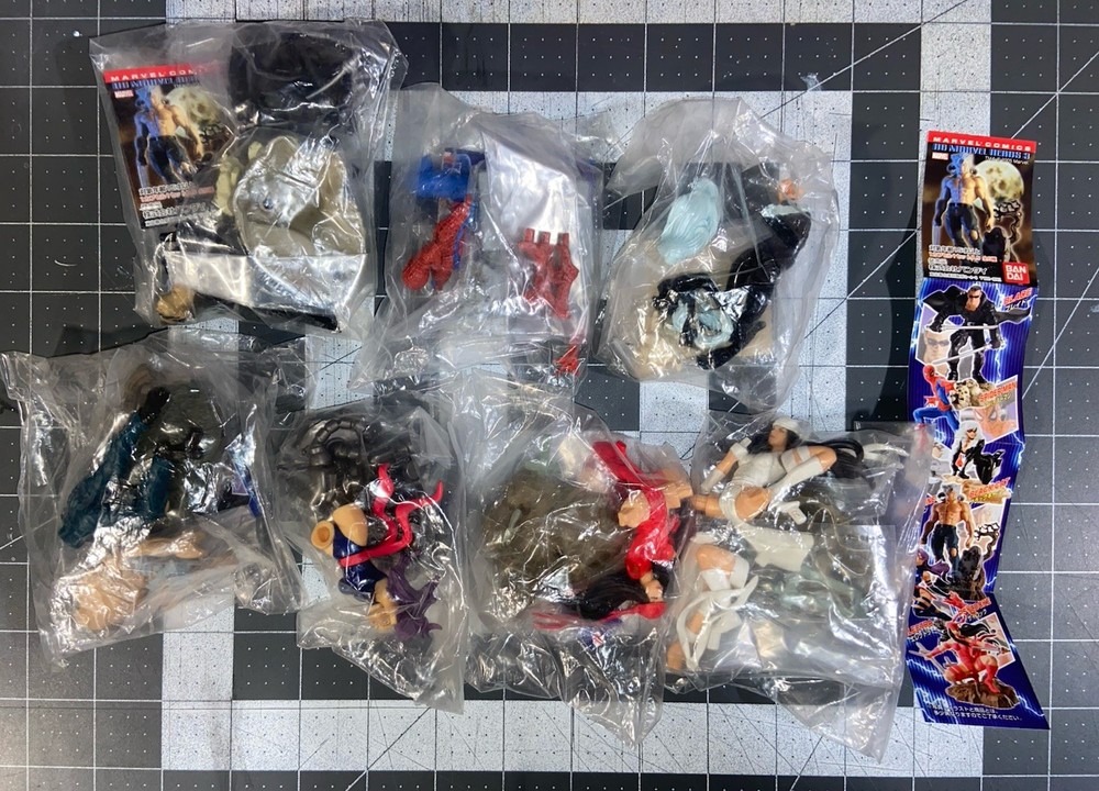 BANDAI HG Marvel Heroes Collection 3 Complete Set Of 7 w Chase Figure Psylocke