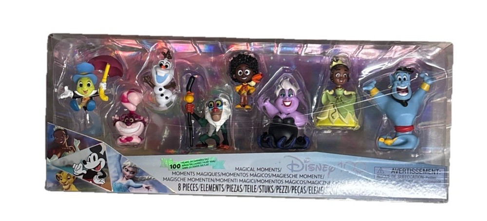 Disney100 Years of Magical Moments, Limited Edition 8-piece Figure Set, Offic…