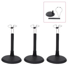 3pcs 1/6 Action Figure Stand Base Holder for Hot Toys Phicen Doll Display C Hook