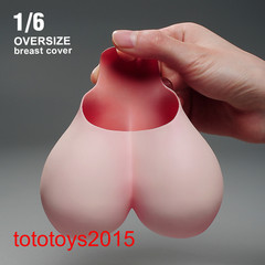 1/6 1:12 Female Big Bust Breast Cover Model For 12” 6” Action Figure Body Toy